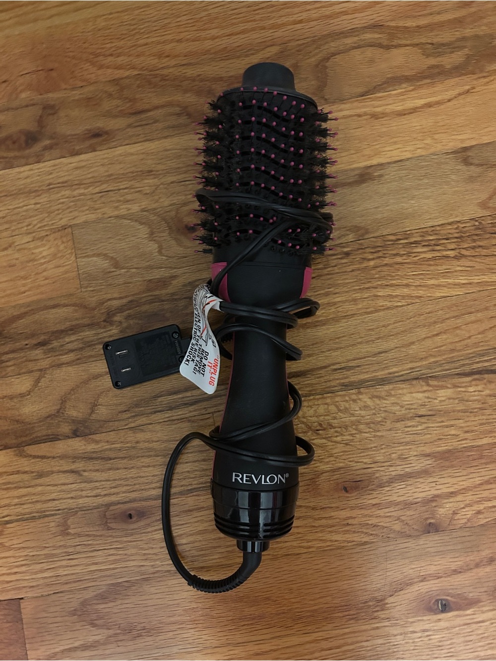 Revlon Black and Pink Hot Air Styling Brush